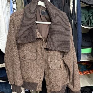Banana Republic Brown Herringbone Jacket